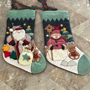 Two super cute Christmas stockings!